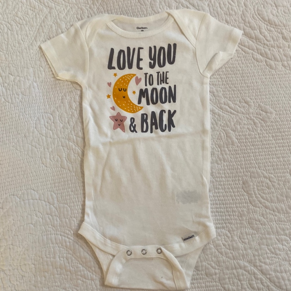 NWOT Berber Onesie Love you to the moon & back 18mo